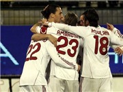 Bóng đá anh, ngoại hạng anh, lịch thi đấu euro 2012, Cagliari 0-2 Milan: Không penalty, Milan vẫn lên ngôi đầu